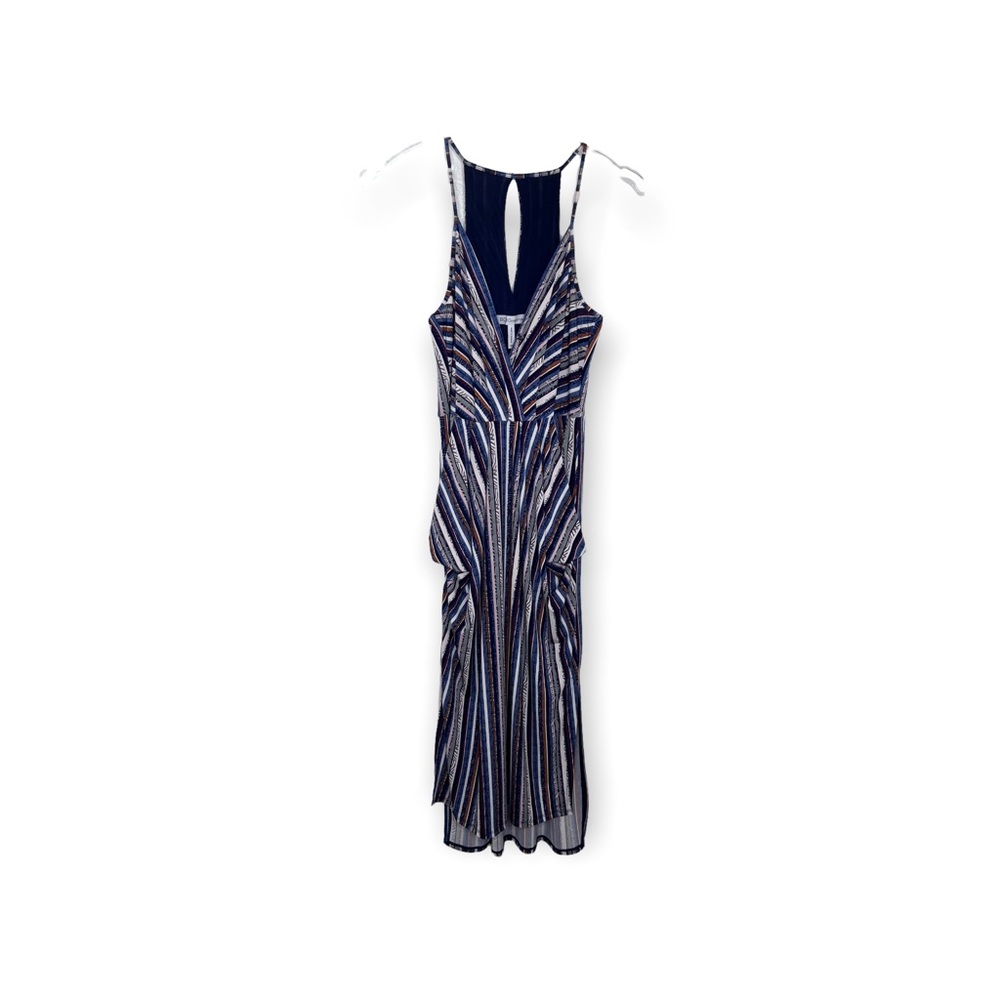 Bcbg Generation Bcbgeneration V Neck Striped Midi… - image 6